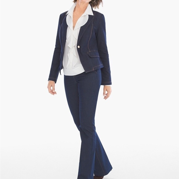 Chico's Jackets & Blazers - Chicos Denim Blazer